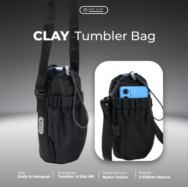 East Cliff Clay Tumbler Bag