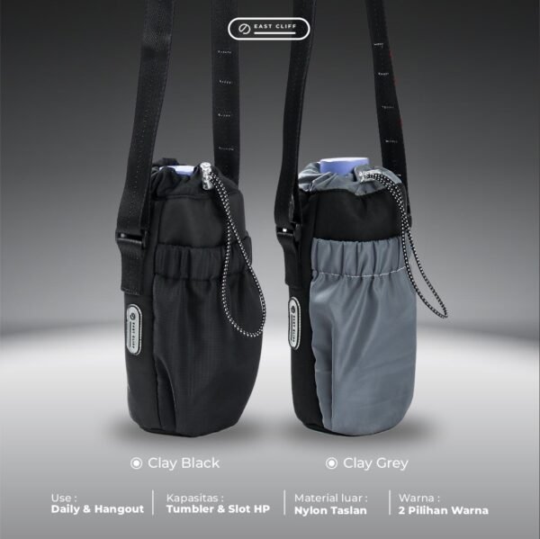 East Cliff Clay Tumbler Bag