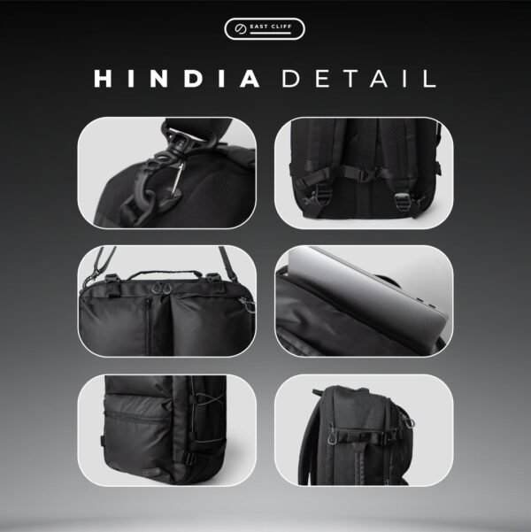 East Cliff Hindia 3-in-1 Travel Backpack