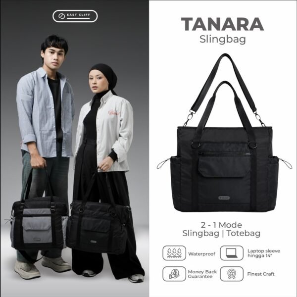 East Cliff Tanara 2-in-1 Slingbag / Totebag