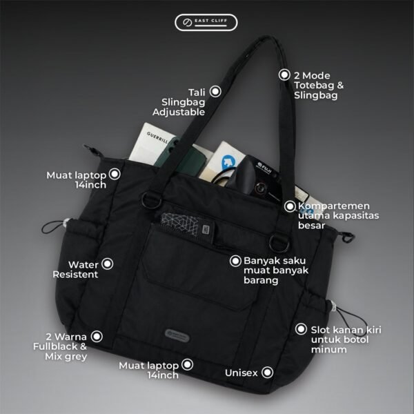 East Cliff Tanara 2-in-1 Slingbag / Totebag