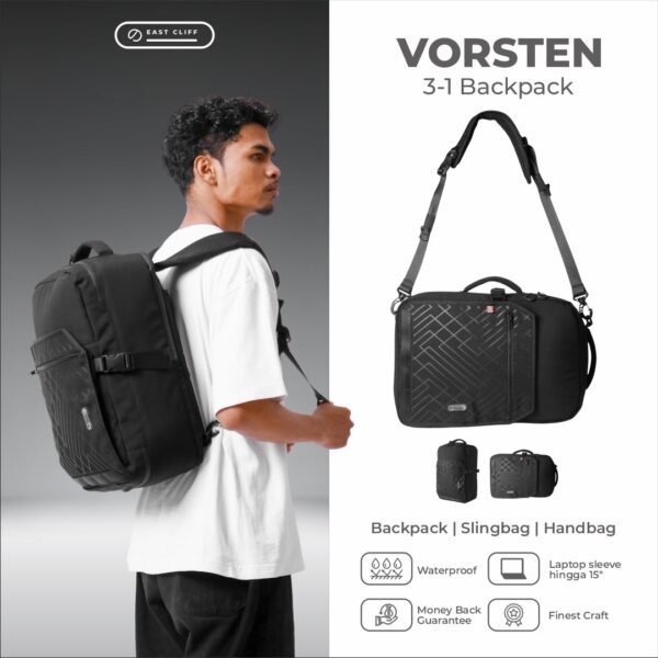 East Cliff Vorsten 3-in-1 Backpack