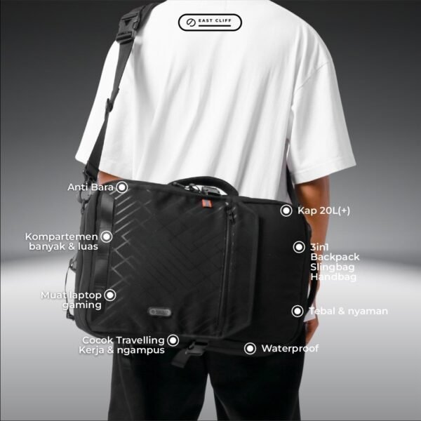 East Cliff Vorsten 3-in-1 Backpack